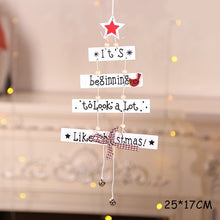 Load image into Gallery viewer, 2020 New Year Natural Xmas Elk Wood Craft Christmas Tree Ornament Noel Christmas Decoration for Home Wooden Pendant Navidad Gift