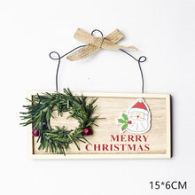 Load image into Gallery viewer, 2020 New Year Natural Xmas Elk Wood Craft Christmas Tree Ornament Noel Christmas Decoration for Home Wooden Pendant Navidad Gift