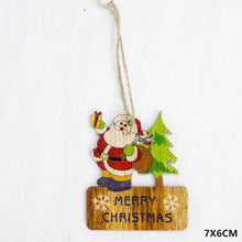 Load image into Gallery viewer, 2020 New Year Natural Xmas Elk Wood Craft Christmas Tree Ornament Noel Christmas Decoration for Home Wooden Pendant Navidad Gift