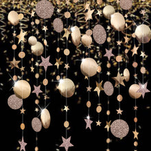 Load image into Gallery viewer, Christmas Decorations for Home 4M Twinkle Star Snowflake Paper Garlands Pendant New Year 2020 Decor Noel Navidad Ornaments Kerst