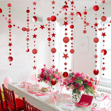 Load image into Gallery viewer, Christmas Decorations for Home 4M Twinkle Star Snowflake Paper Garlands Pendant New Year 2020 Decor Noel Navidad Ornaments Kerst