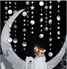 Load image into Gallery viewer, Christmas Decorations for Home 4M Twinkle Star Snowflake Paper Garlands Pendant New Year 2020 Decor Noel Navidad Ornaments Kerst