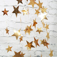 Load image into Gallery viewer, Christmas Decorations for Home 4M Twinkle Star Snowflake Paper Garlands Pendant New Year 2020 Decor Noel Navidad Ornaments Kerst