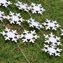 Load image into Gallery viewer, Christmas Decorations for Home 4M Twinkle Star Snowflake Paper Garlands Pendant New Year 2020 Decor Noel Navidad Ornaments Kerst